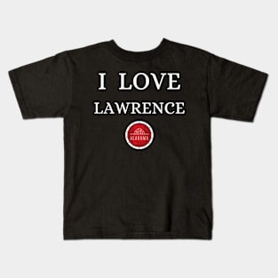 I LOVE LAWRENCE | Alabam county United state of america Kids T-Shirt